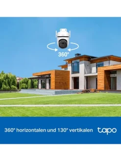 TP-LINK Kabellose Überwachungskamera Outdoor Tapo in Schwarz