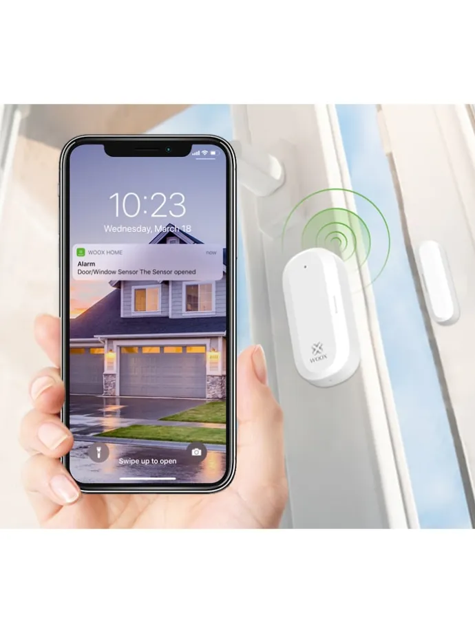 Tür & Fenster-Sensor in Weiß