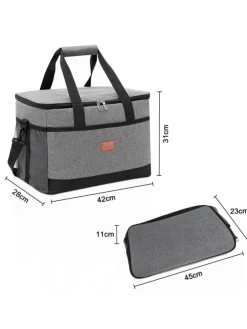 Tragbare Kühltasche in LILA mit 33 Liter