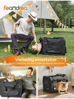 Transportbox in Schwarz - (B)60 x (H)42 x (T)42 cm