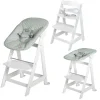 Treppenhochstuhl 'Born Up' Set 2in1 - 'roba Style' frosty green - ab Geburt