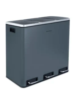 Tret-Abfalltrenner 3 x 18L N°984 in Dunkelgrau