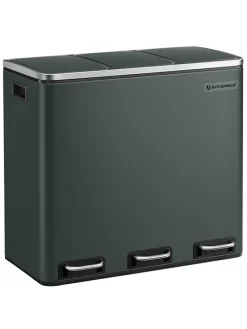 Treteimer in Dunkelgrau - 3x 18 l