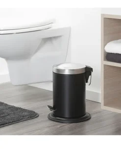 Treteimer in Schwarz - 3 l