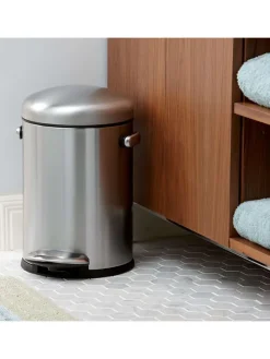 Treteimer in Silber - 4,5 l