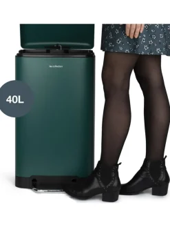 Tret-Mülleimer N°863 in grün