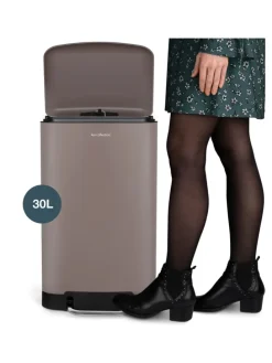 Tret-Mülleimer N°719 in Taupe