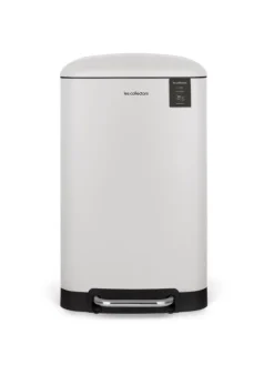 Tret-Mülleimer N°728 in Weiss Matt