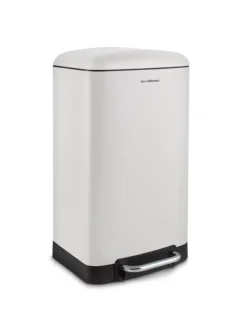 Tret-Mülleimer N°728 in Weiss Matt