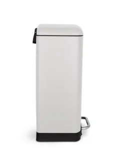 Tret-Mülleimer N°728 in Weiss Matt