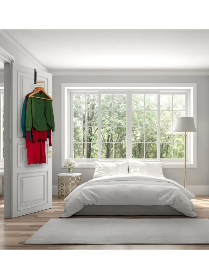 Türgarderobe "klappbar" in Schwarz