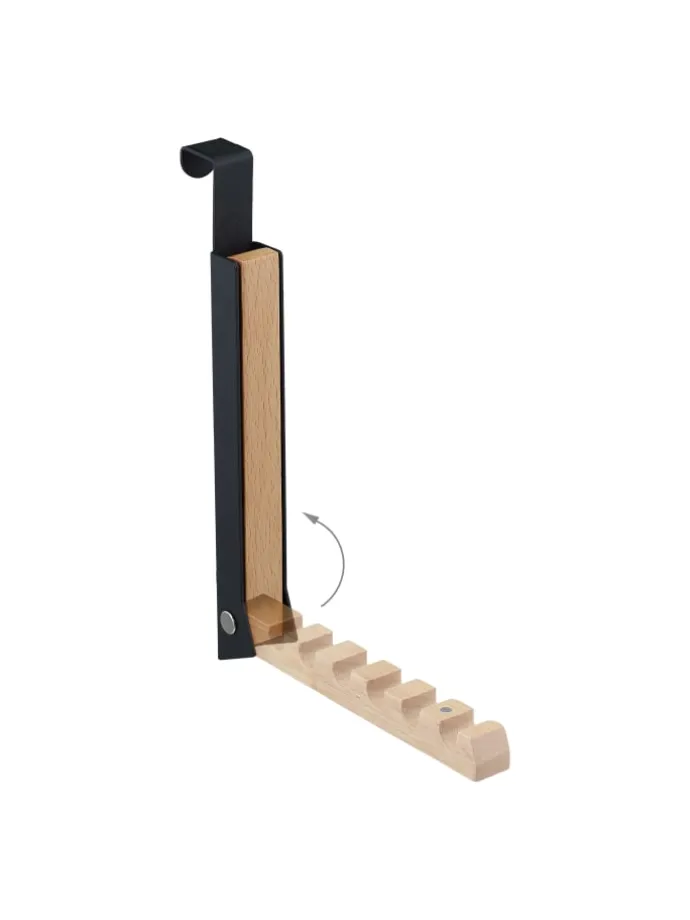 Türgarderobe "klappbar" in Schwarz