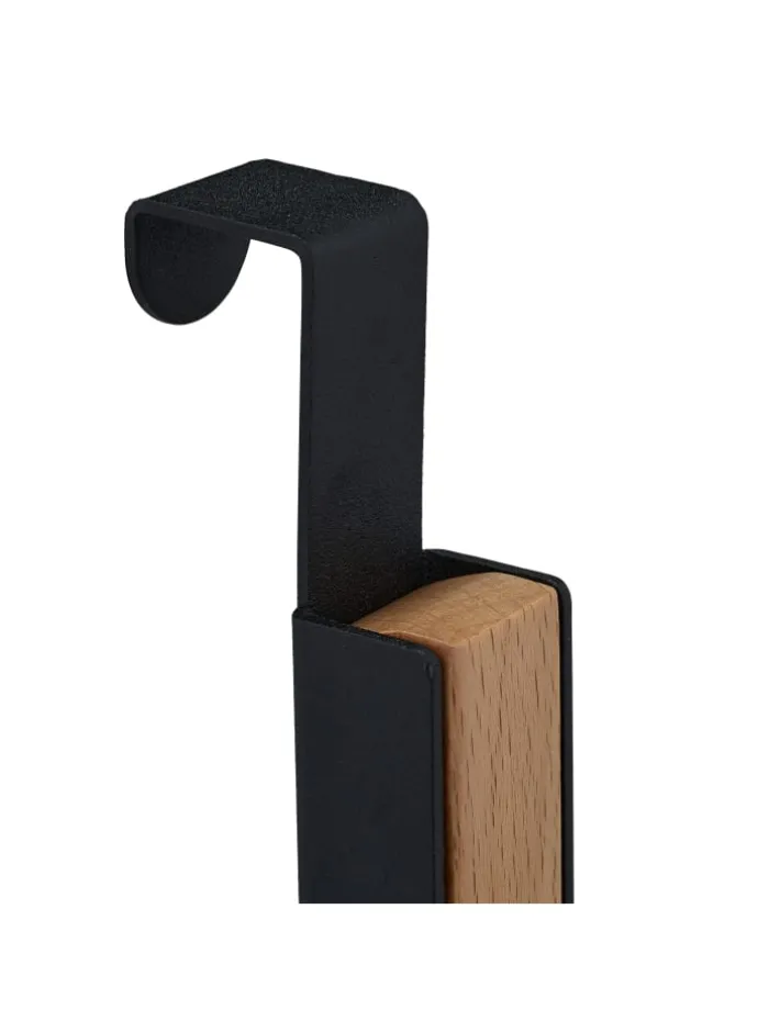 Türgarderobe "klappbar" in Schwarz