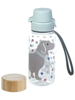 Trinkflasche "Dackel" in Hellblau - 400 ml