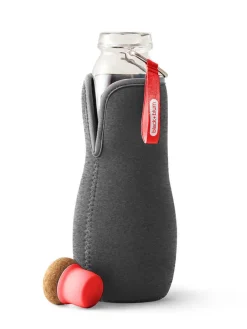 Trinkflasche "Eau Good" in Transparent/ Rot - 650 ml