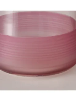 Trinkglas ''Moluna'' in Rosa - (H)10 x Ø 9 cm