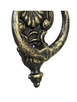 Türklopfer in Schwarz/Bronze