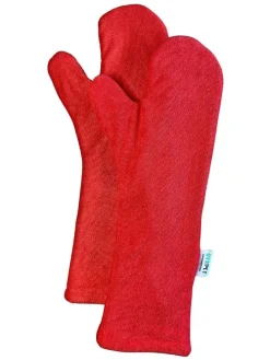 Trocknungshandschuhe in Rot - (L)38 x (B)17 cm