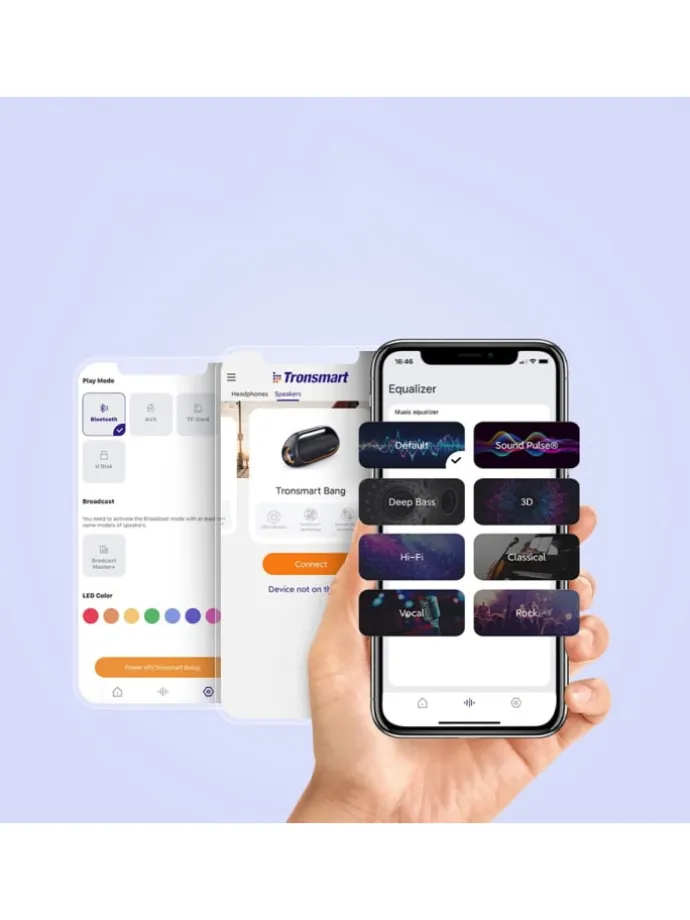 Tronsmart Bang wasserdichter kabelloser Bluetooth-Lautsprecher 60W in Schwarz