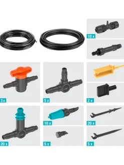 Tropfbewässerungssystem "Micro-Drip" in Schwarz