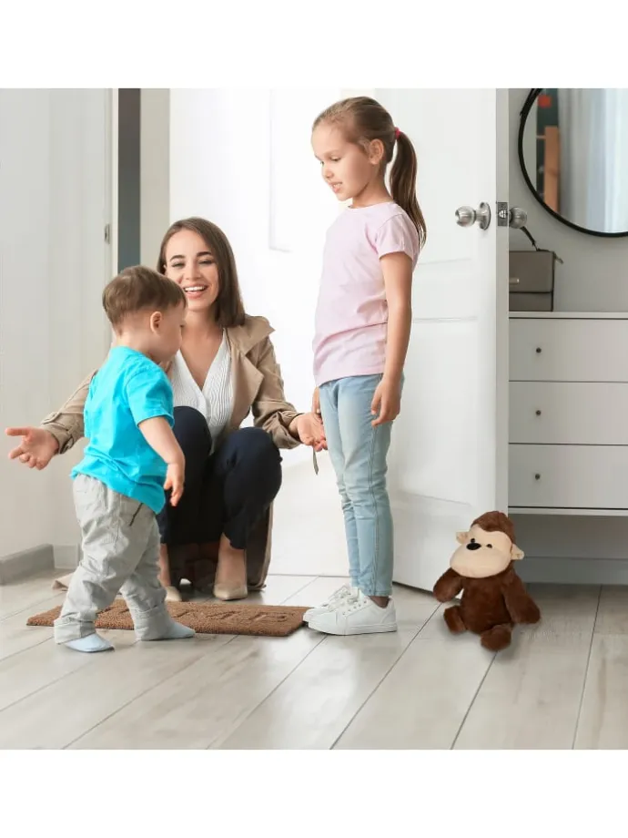 Türstopper "Affe" in Braun