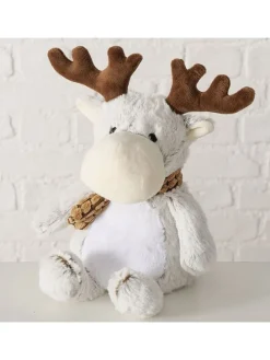 Türstopper "Arnie" in Creme/ Braun - (B)20 x (H)26 cm