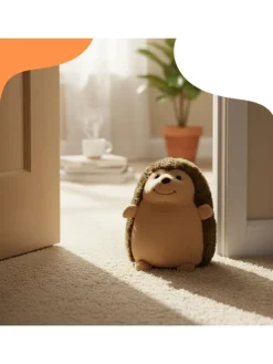 Türstopper "Igel" in Braun