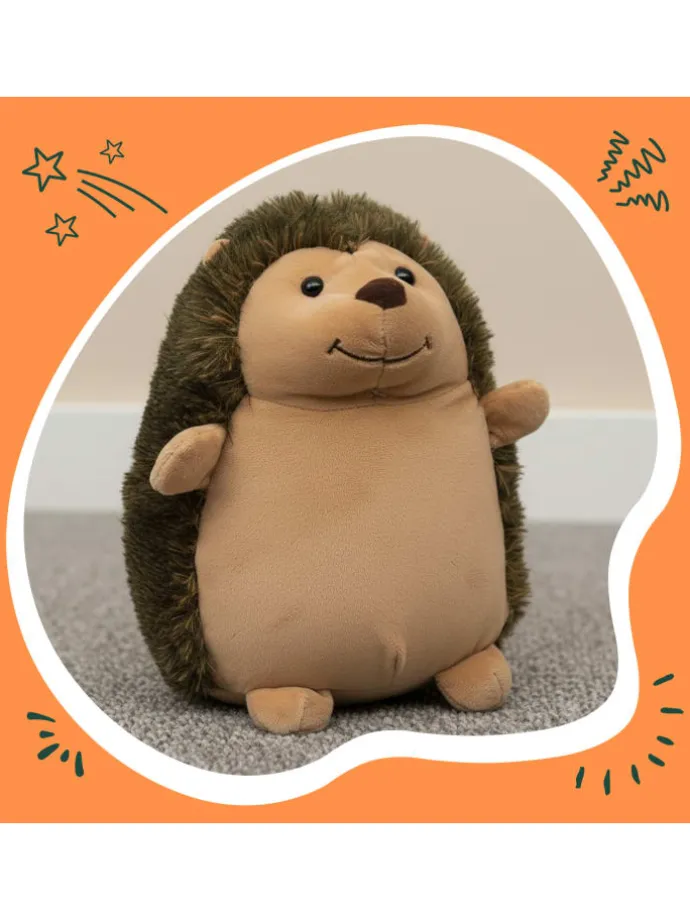 Türstopper "Igel" in Braun