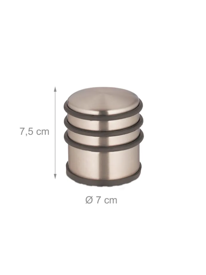 Türstopper in Bronze/ Schwarz - (H)7,5 x Ø 7 cm