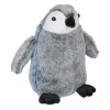 Türstopper "Pinguin" in Grau/ Blau
