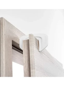 Türstopper und Finger-Klemmschutz 3er Pack in weiss