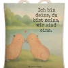 Tüte Capybara Liebe Design mit Spruch in Weiß
