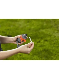 Turbinenregner in Grau/ Orange