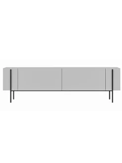 TV-Regal ''Herman'' in Weiß - (B)160 x (H)45,6 x (T)31,4 cm