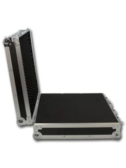 Universal Transportkoffer Schutzkoffer mit Schaumstoff in schwarz