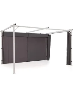 Universalvorhang für Pergola in Grau - (L)215 x (B)290 cm