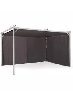 Universalvorhang für Pergola in Grau - (L)215 x (B)290 cm