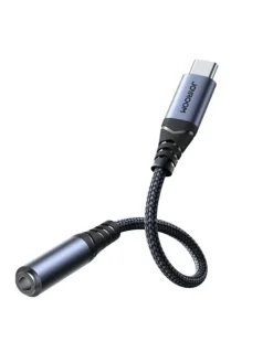 USB-C DAC-Adapter auf 3,5-mm-Miniklinke Schwarz
