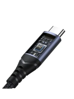 USB-C DAC-Adapter auf 3,5-mm-Miniklinke Schwarz