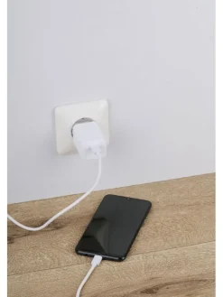 USB-C-Adapter in Weiß