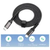 USB-C-Kabel in Schwarz - (L)1 m