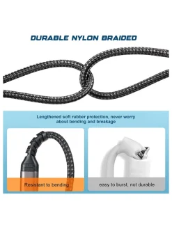 USB-C-Kabel in Schwarz - (L)1 m