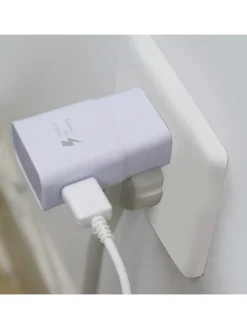 USB-Ladenetzstecker in Weiß