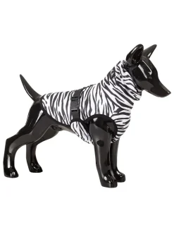 UV&Bug-Hundeweste in Schwarz/ Weiß