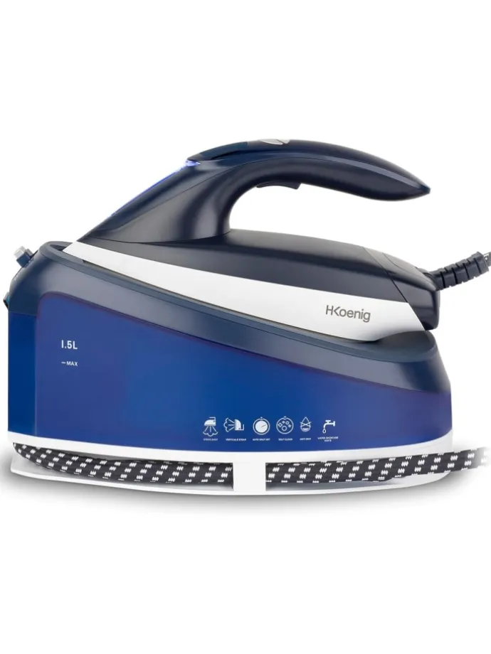 V7 Dampf-Bügelstation 2200 Watt und abnehmbarem Wassertank