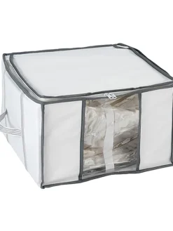 Vakuum-Tasche in Weiß - (B)40 x (H)42 x (T)25 cm