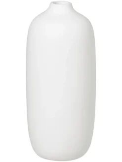 Vase "Ceola" in Weiß - (H)18 x Ø 8 cm