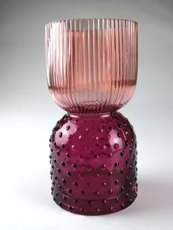 Vase in Pink - (H)25 x Ø 12 cm