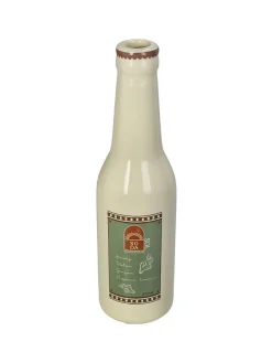Vase ''Soda Bottle'' in Beige - (H)24 x Ø 6,5 cm