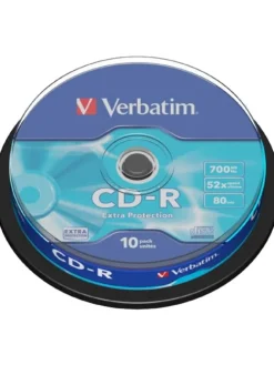 Verbatim CD-R Medien 80Min/700MB/52x zuverlässige Datensicherung in Blau